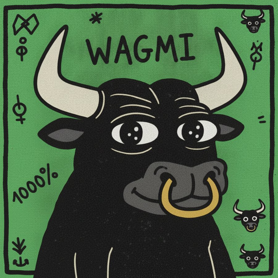 WAGMI laser bull